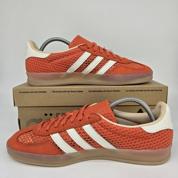 New adidas Gazelle Indoor Glow Amber Off White JS0713 Men\'s Shoes Size 6 main image 8